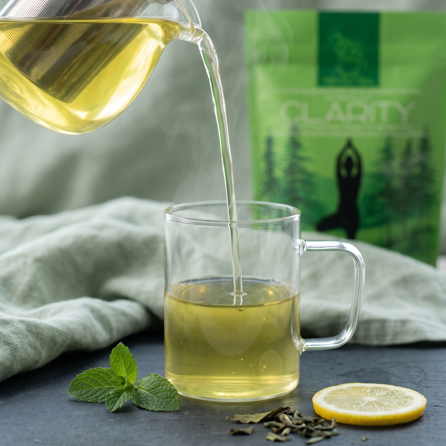 CLARITY | Focus & Clarity Loose Leaf Mushroom Herb Tea | 60g