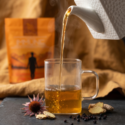 IMMUNE | Immune Support Loose Leaf Mushroom Herbal Tea | 60 g