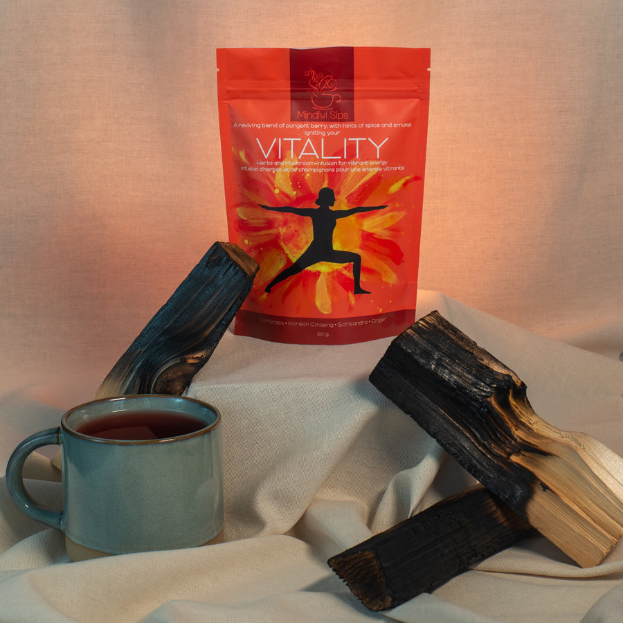 VITALITY | Energy & Vitality Loose Leaf Mushroom & Herbal Tea | 60g
