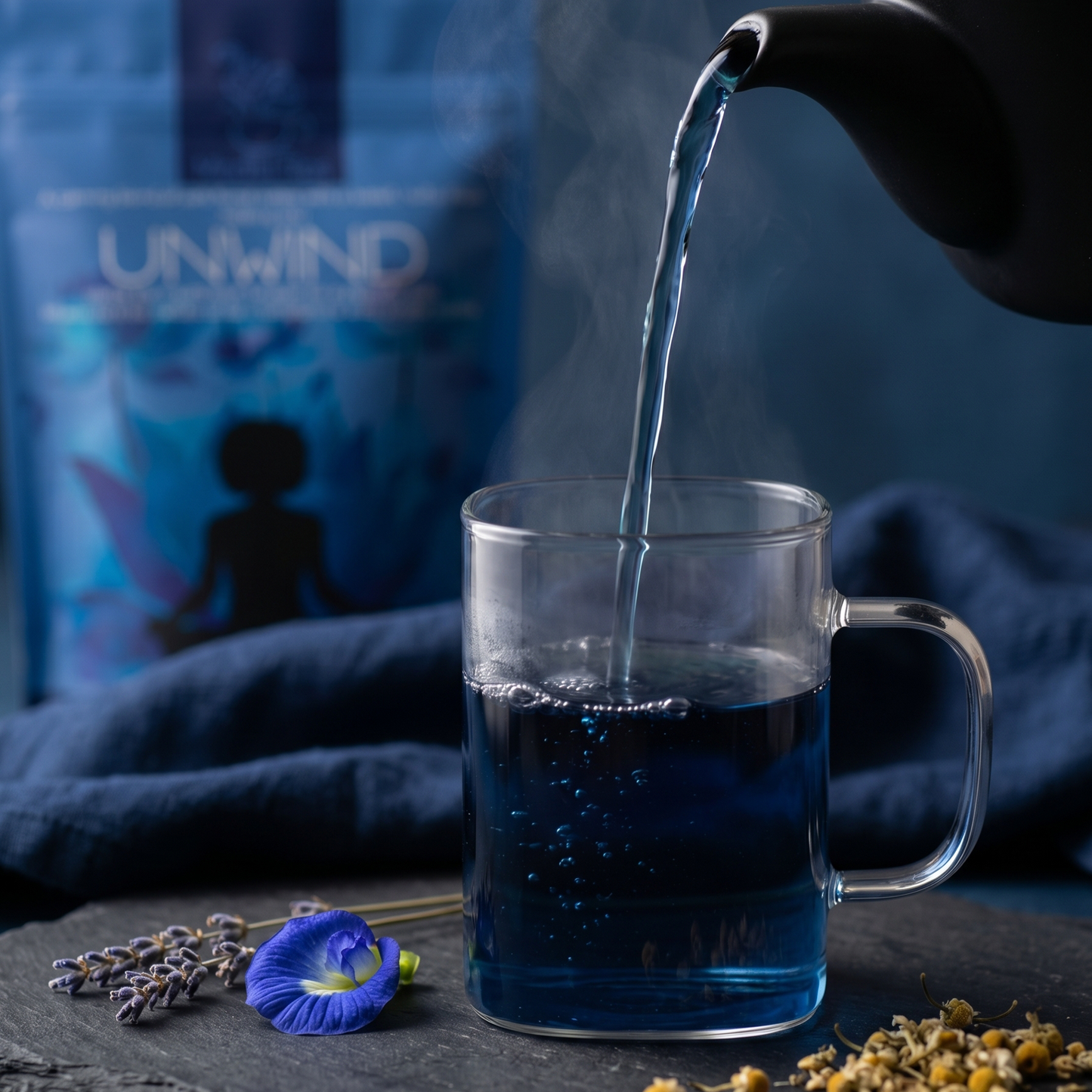 Unwind | Evening Calm & Relaxation Loose Leaf Mushroom & Herb Tea | 60g